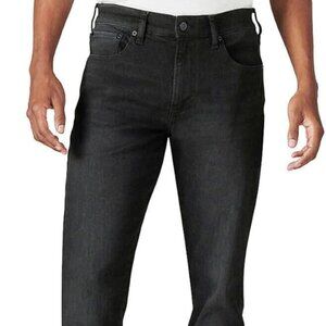 Lucky Brand Men's Black 410 Five-Pocket Classic Athletic Straight Jeans Sz 38X32